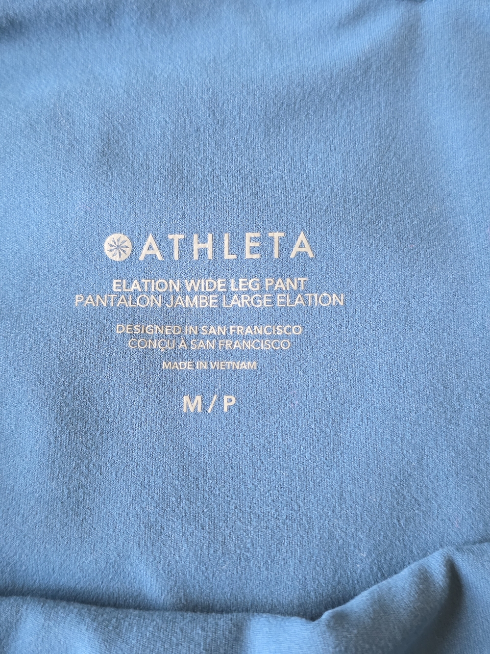 Athleta‎ Wide-Leg High Waist Pants - Teal Size Medium Petite - Picture 4 of 12